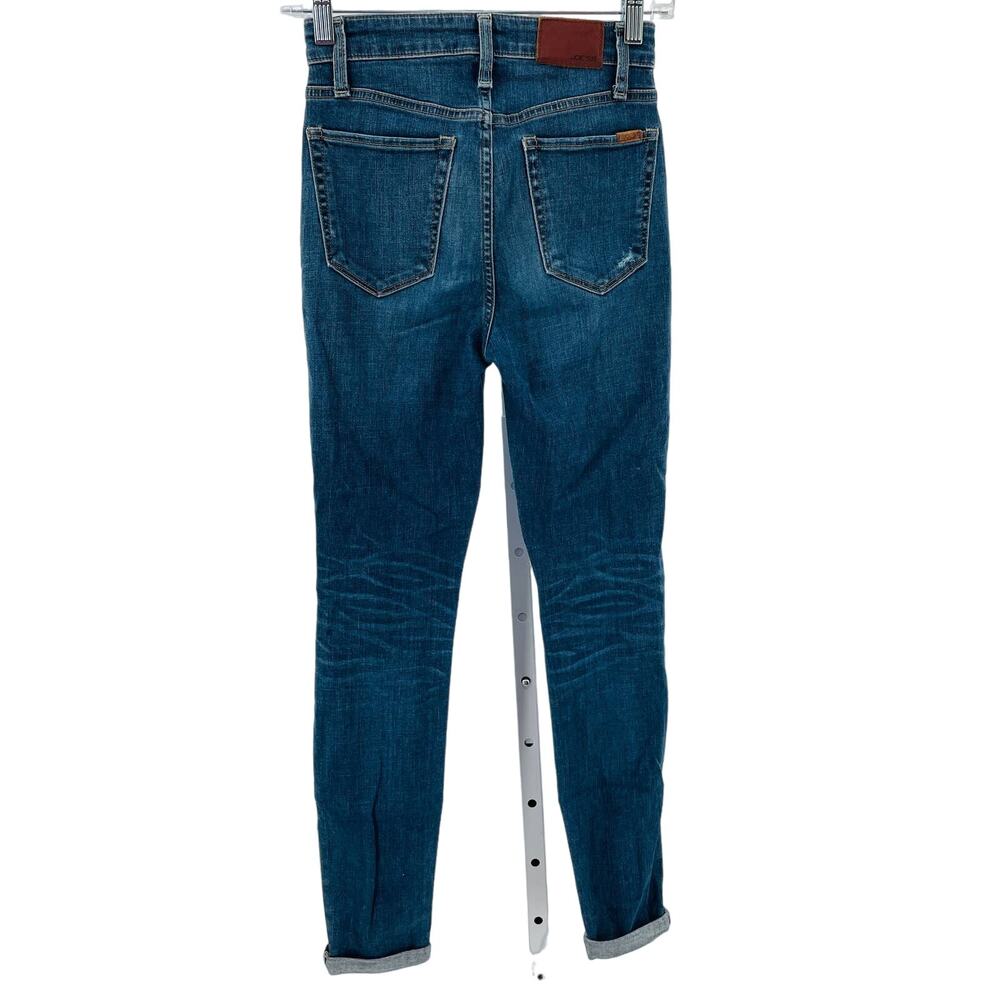 Joes Jeans Flawless The Charlie High Rise Skinny Torn Distressed Jeans Size W24 - Picture 3 of 14
